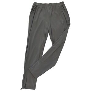 NEW By JJ Legging Pants Women S Gray Athleisure‎ Active Pockets Zipper Stretch